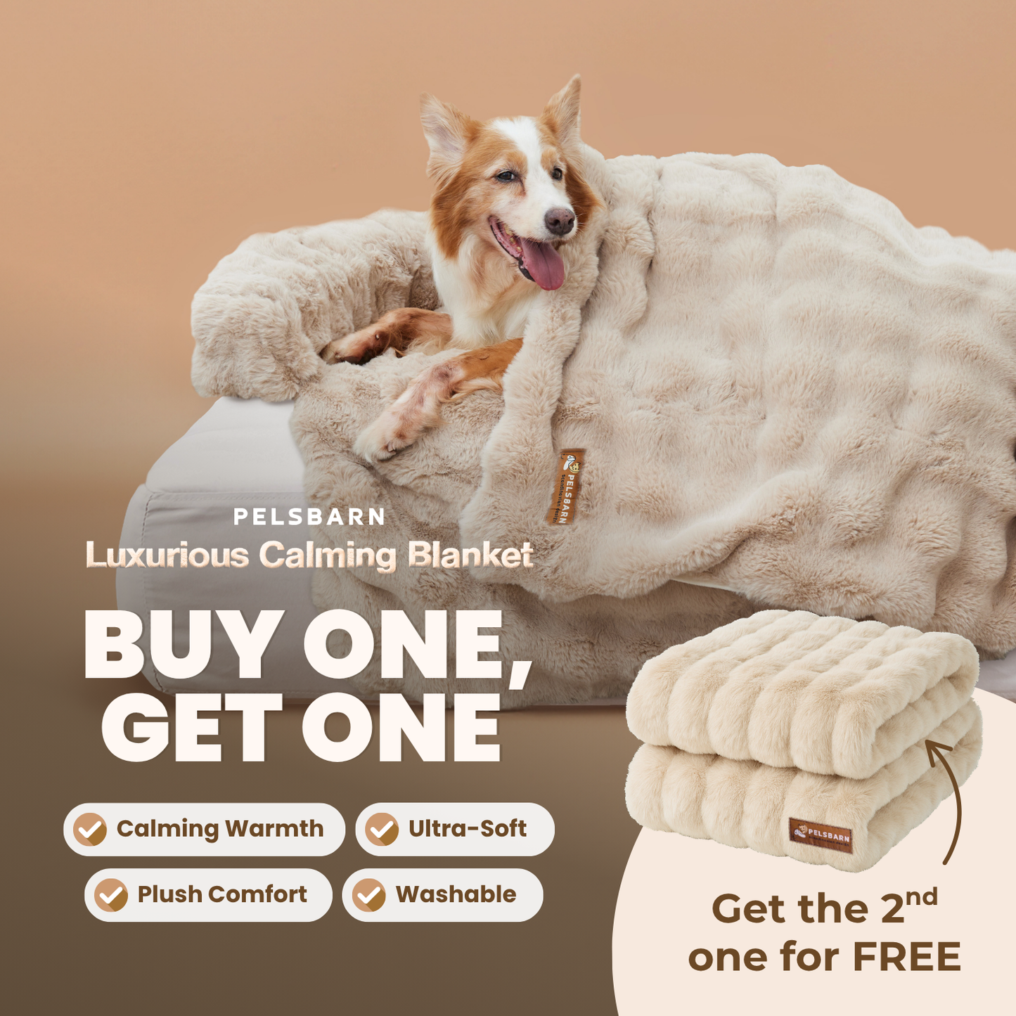 Luxurious Calming Blanket (1+1)