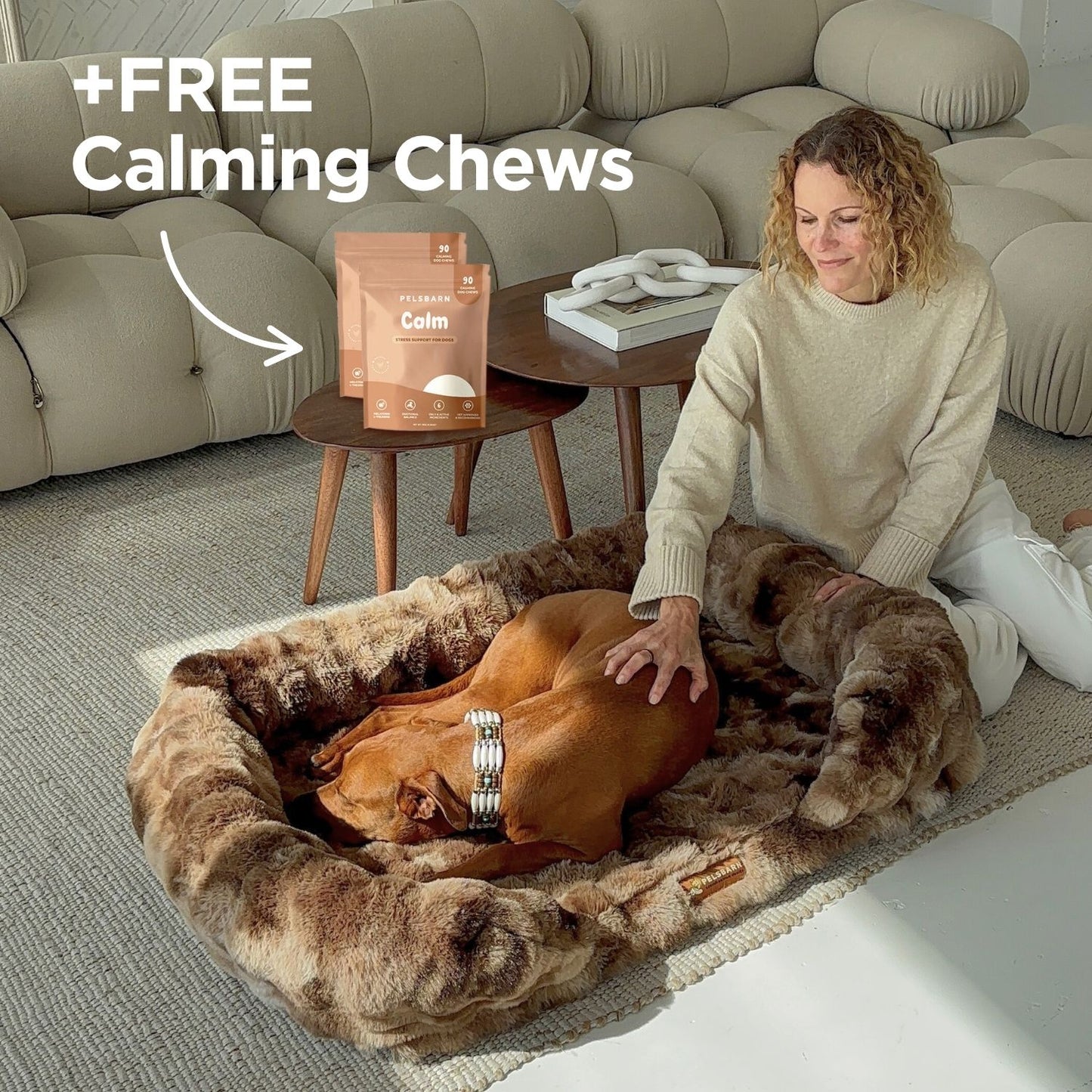 Body - Mind Support: Luxurious Orthopedic Bed + FREE calming chews