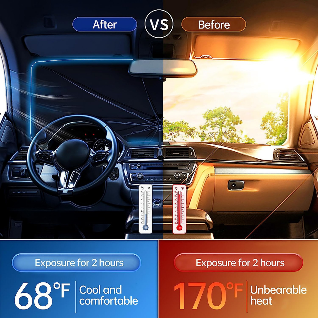 Foldable Car Umbrella Sunshade