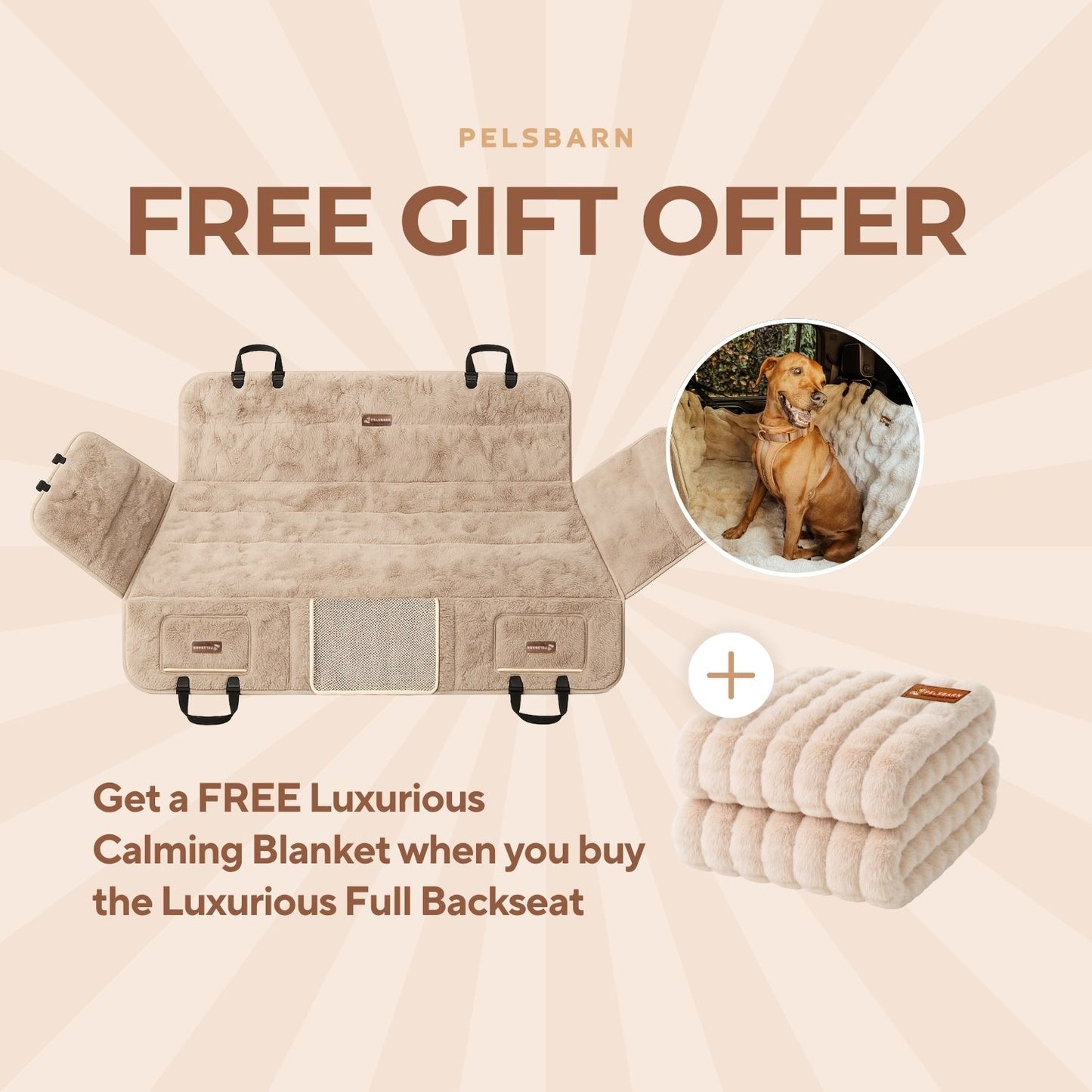 Luxurious Full Backseat + FREE Luxe Calming Blanket