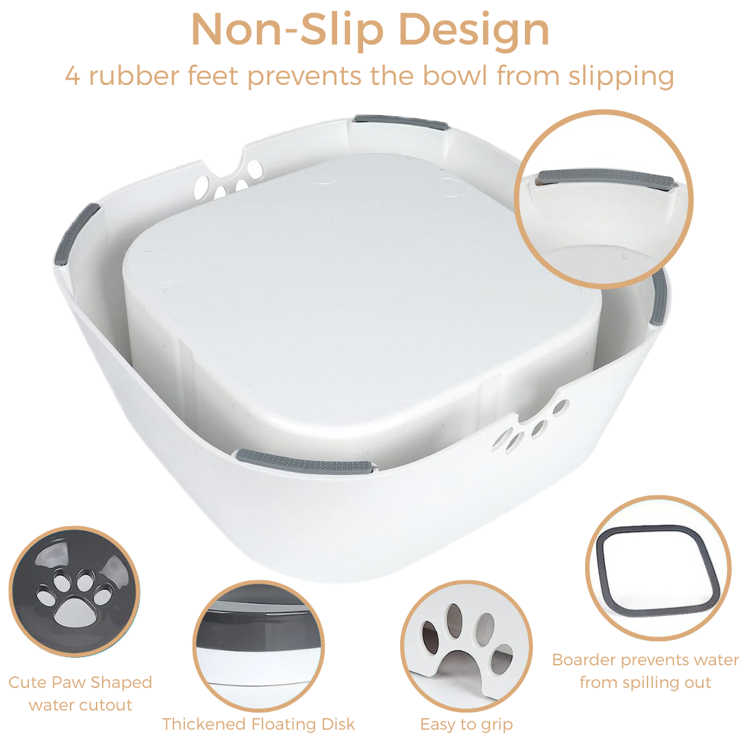 Anti-Spill Water Bowl