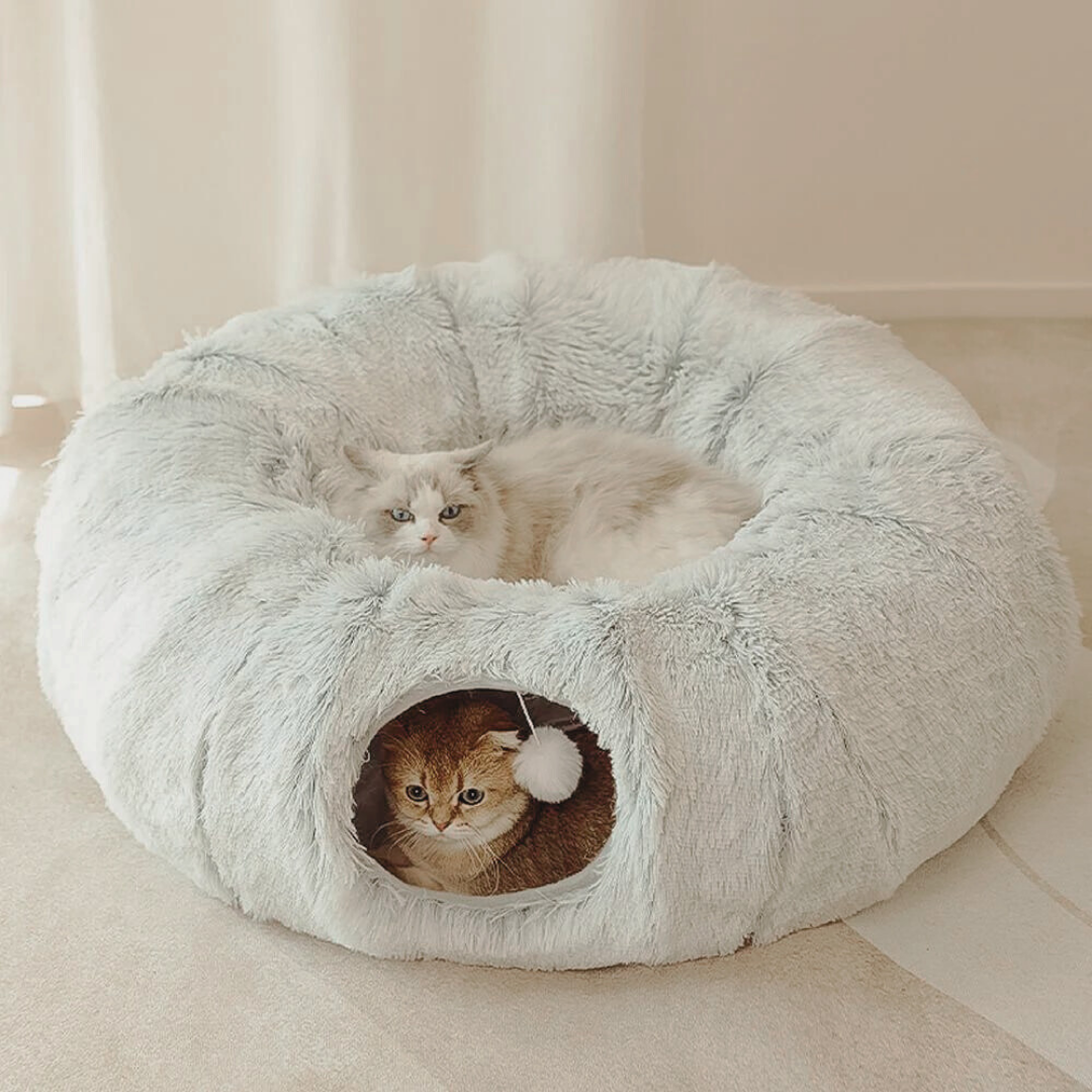 2 in 1 Cat Tunnel Bed