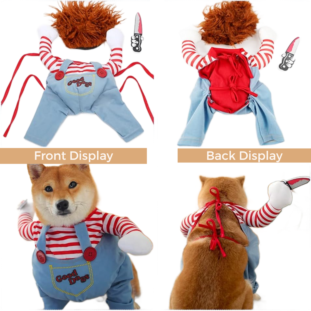 Woof-o-Ween: Chucky Pup-Style Costume
