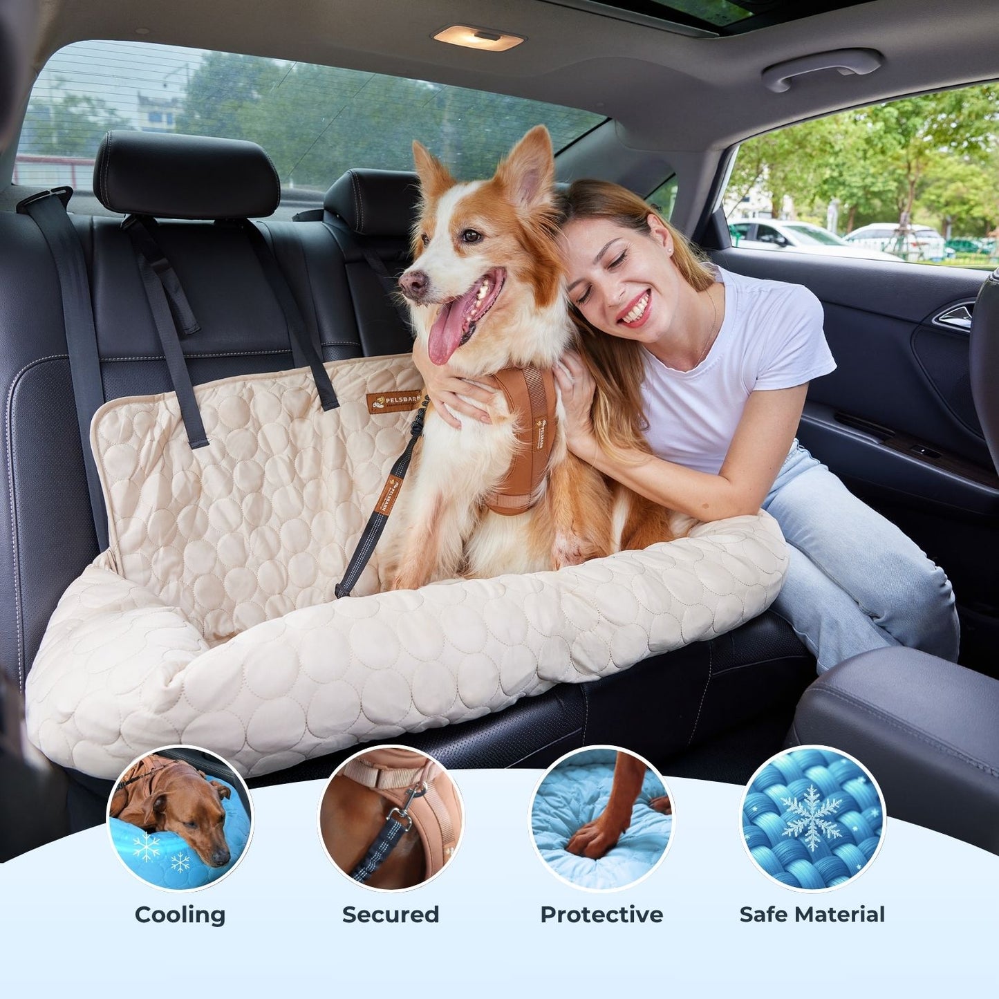 Cama de refrigeración para coche Pelsbarn