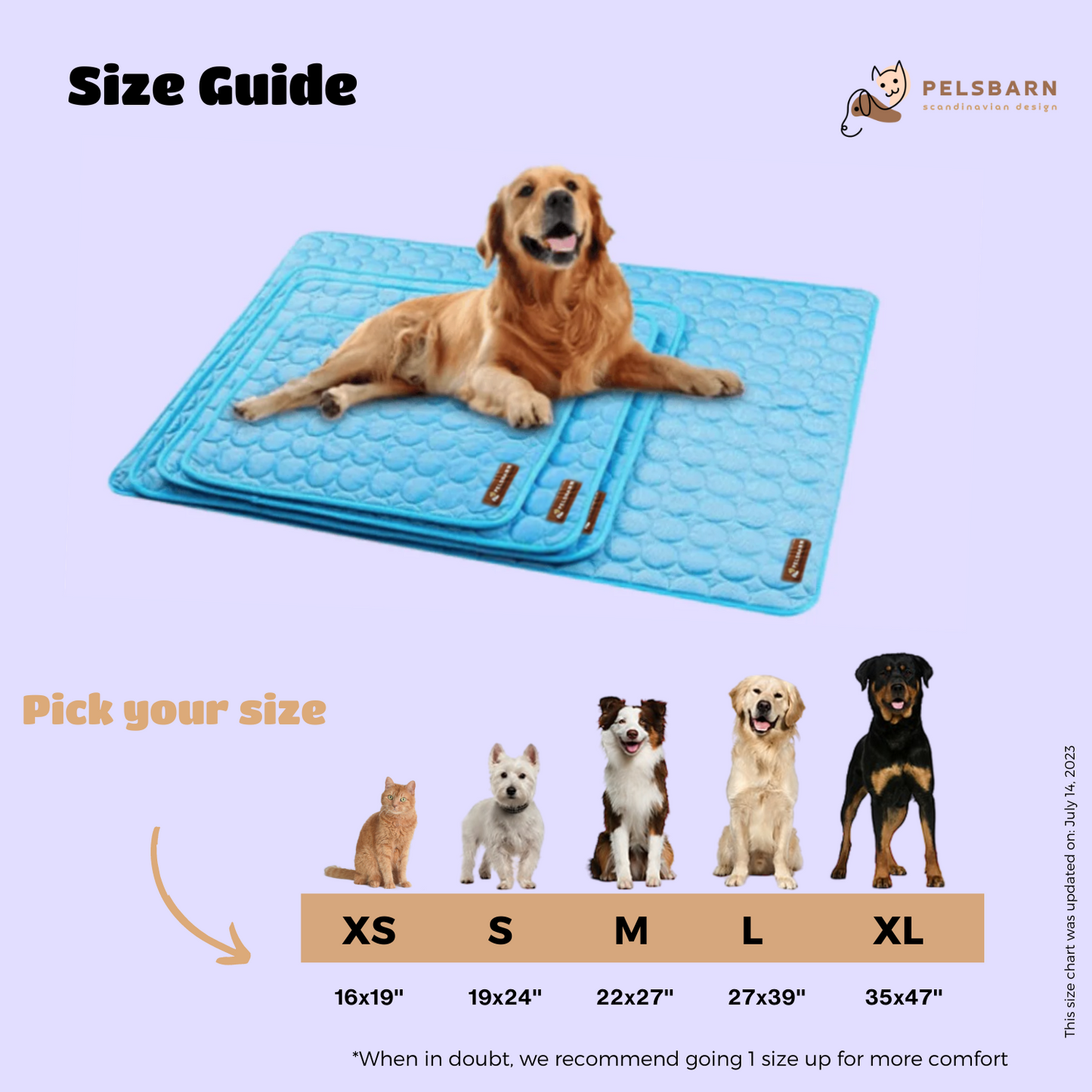 Pelsbarn Cooling Down Mat (buy 1 get 1 FREE)