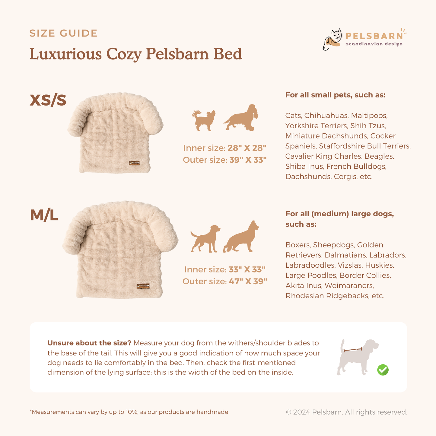 NEW: Luxurious Cozy Pelsbarn Sofa Bed