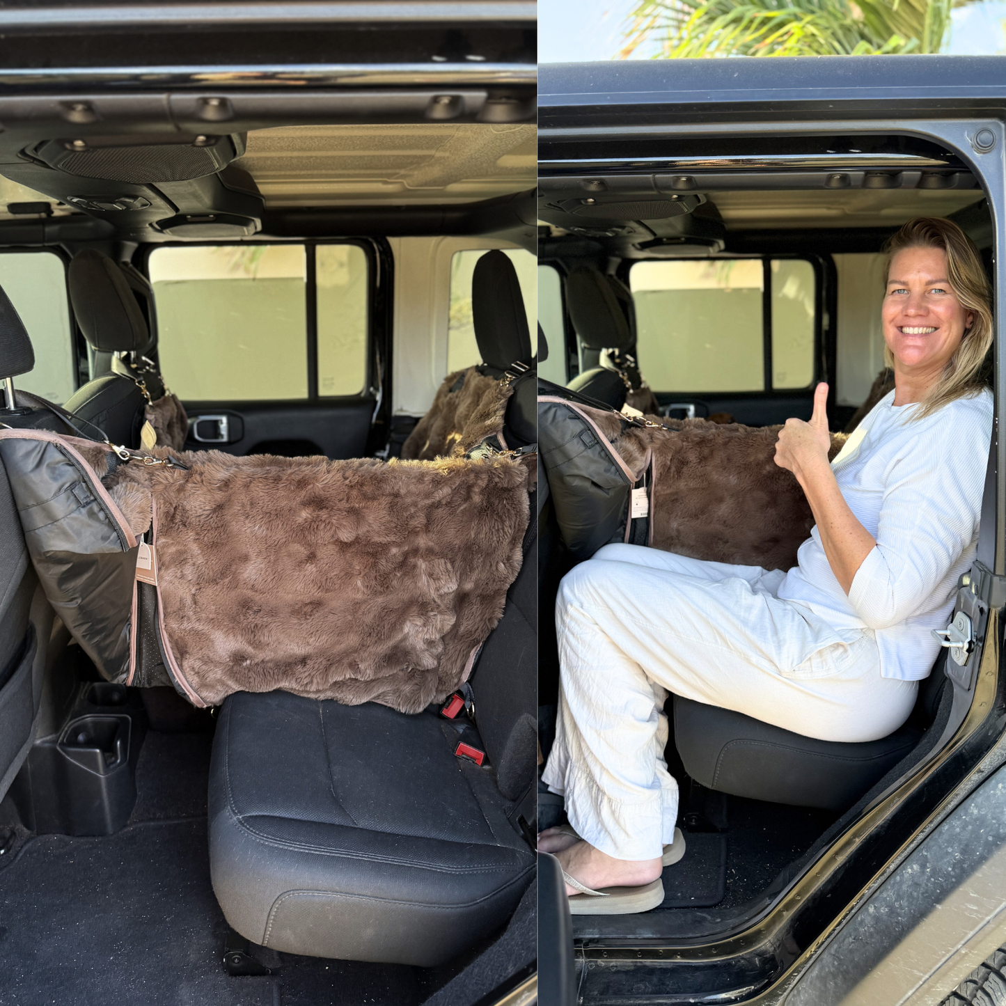 Luxurious Full Backseat Protector + Free Calming Blanket