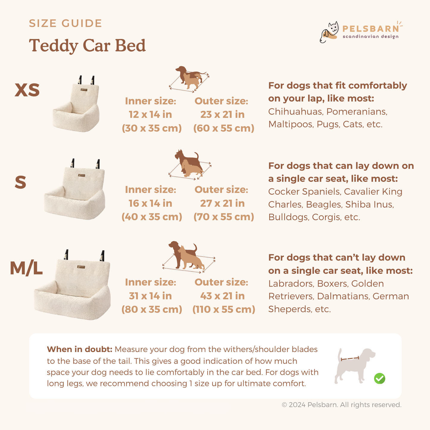 Pelsbarn Teddy Car Bed Bundle