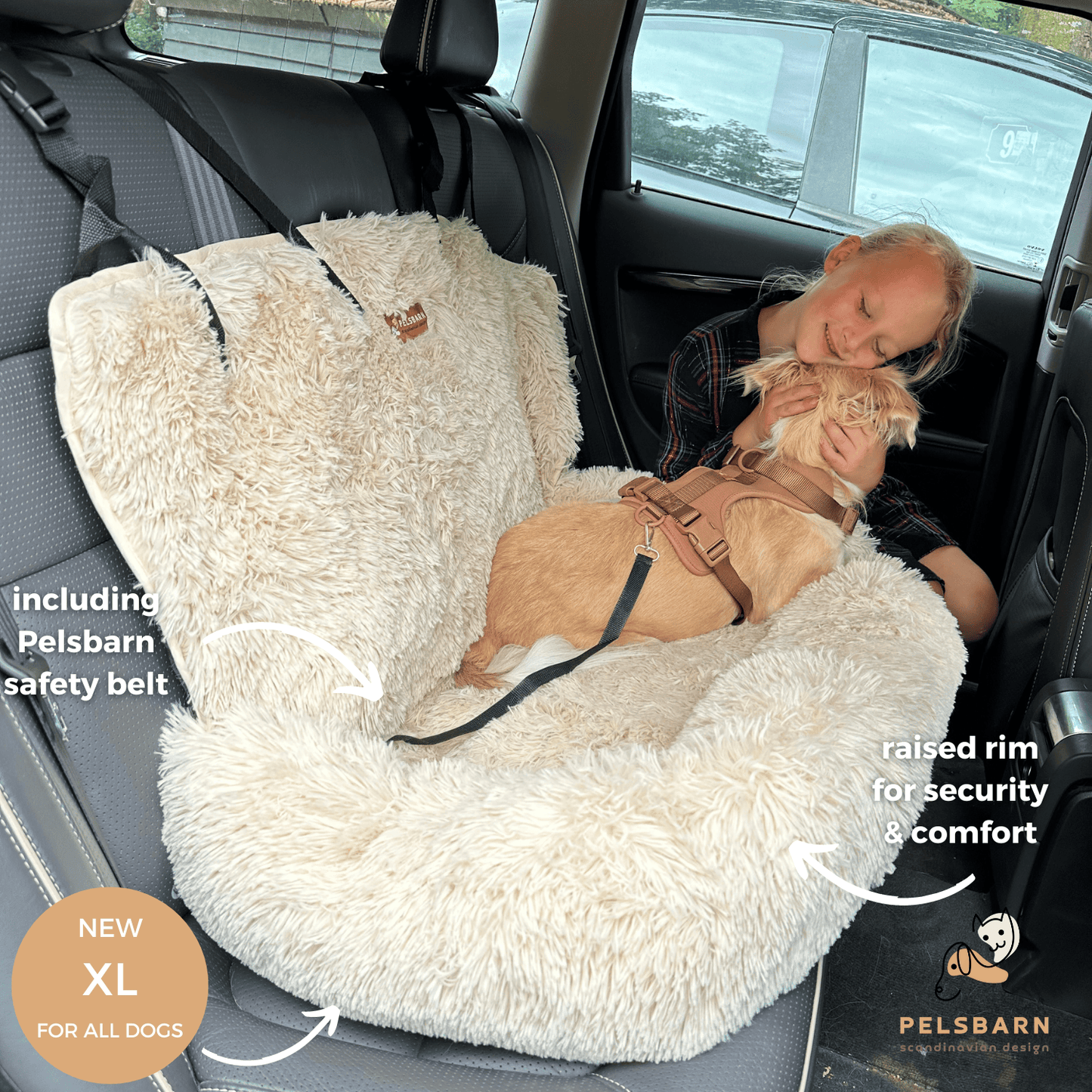 Pelsbarn Comfy Car Bed