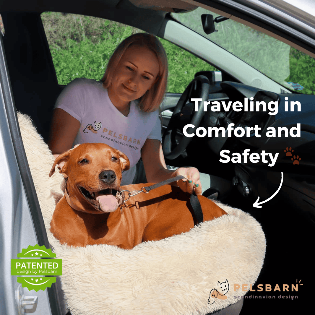 Cómoda cama protectora para coche Pelsbarn