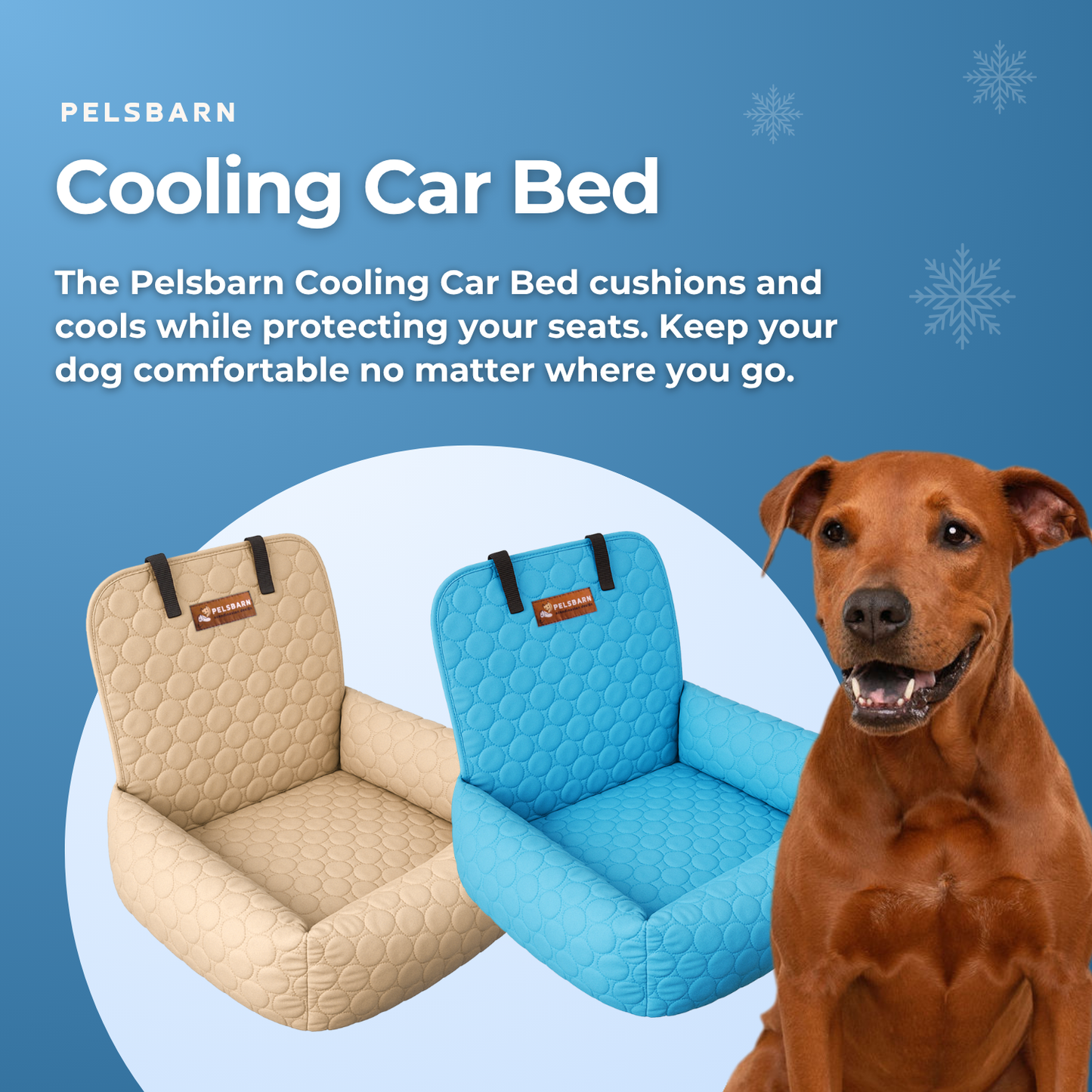 Pelsbarn Cooling Car Bed