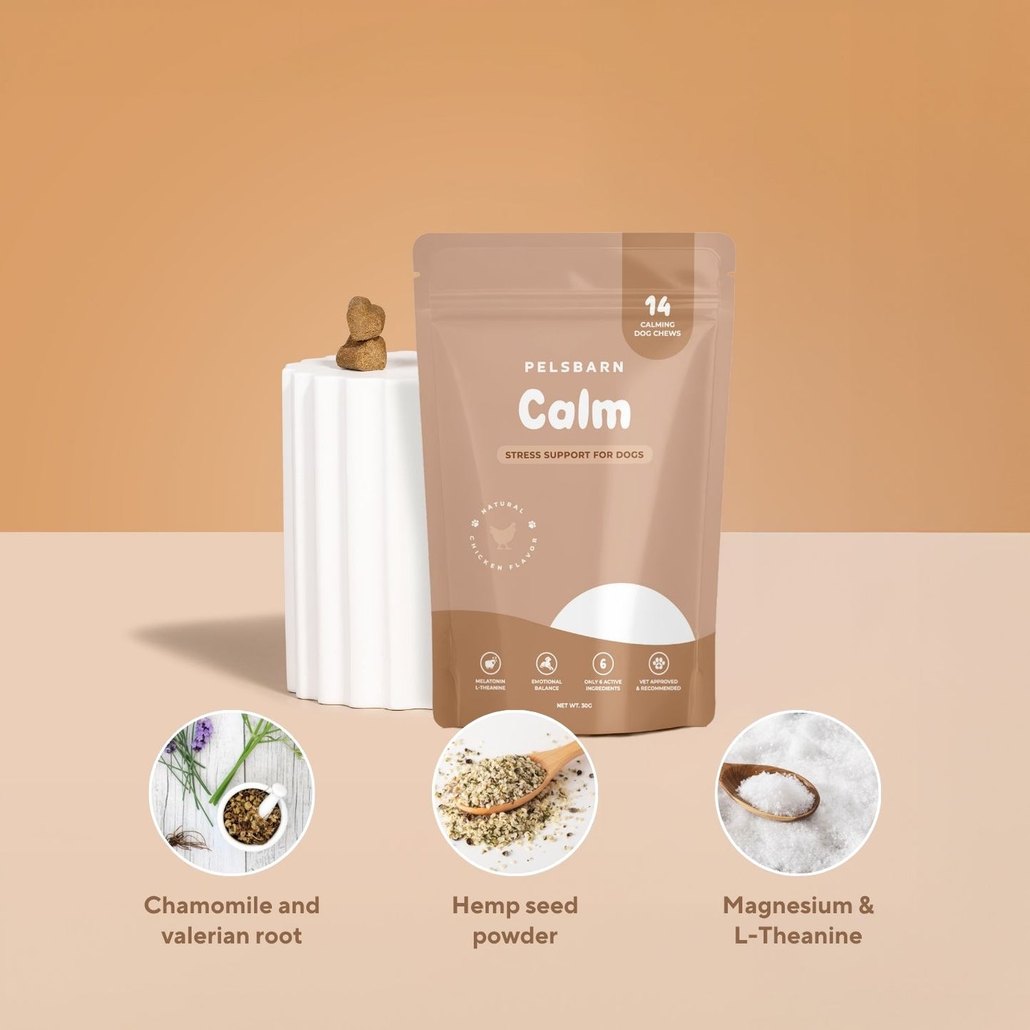 Pelsbarn Calming Chews + Free Calming Blanket