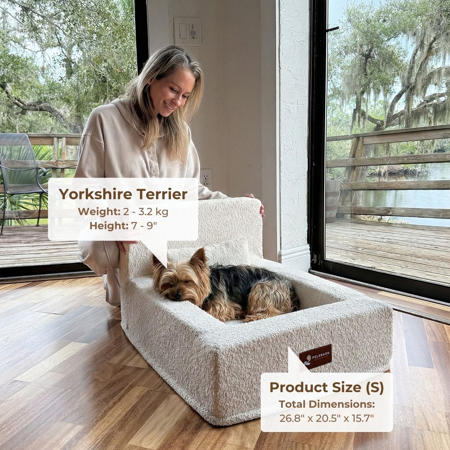 The Real Dog Bed + Free Calming Blanket