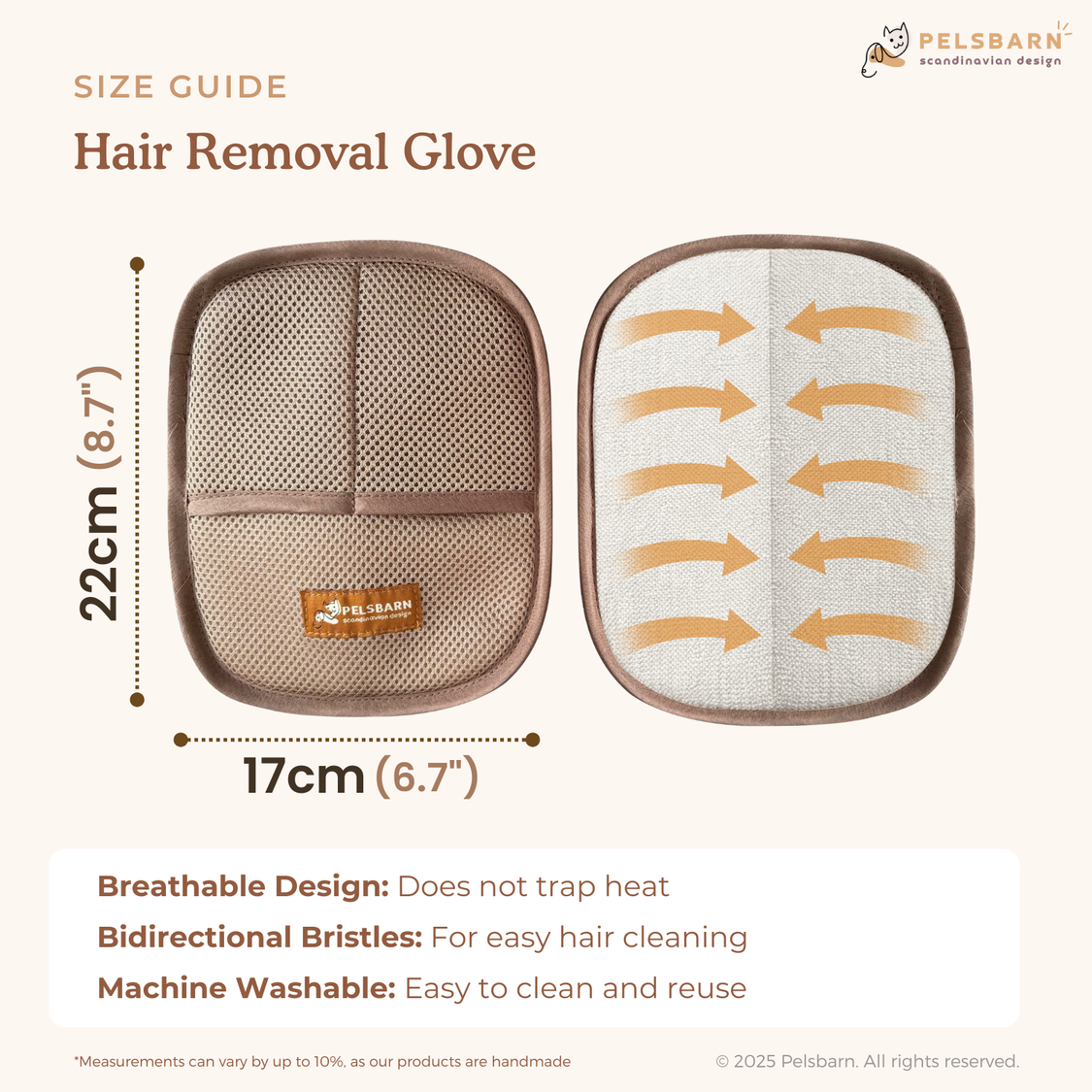 Pelsbarn Hair Removal Glove