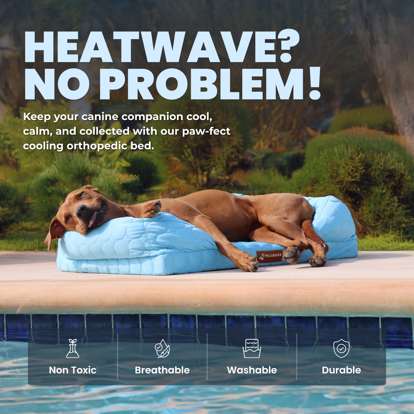 Orthopedic Cooling Dog Bed