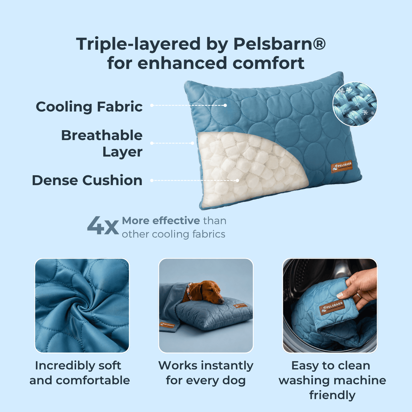 Pelsbarn Cooling Pillow & Sheet