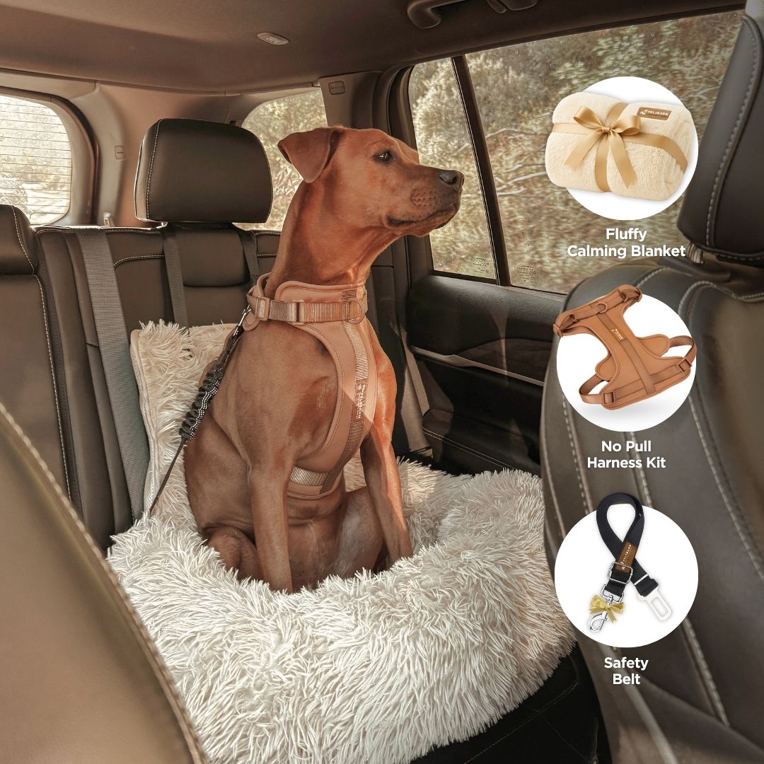 Fluffy Car Bed Travel Safety Kit