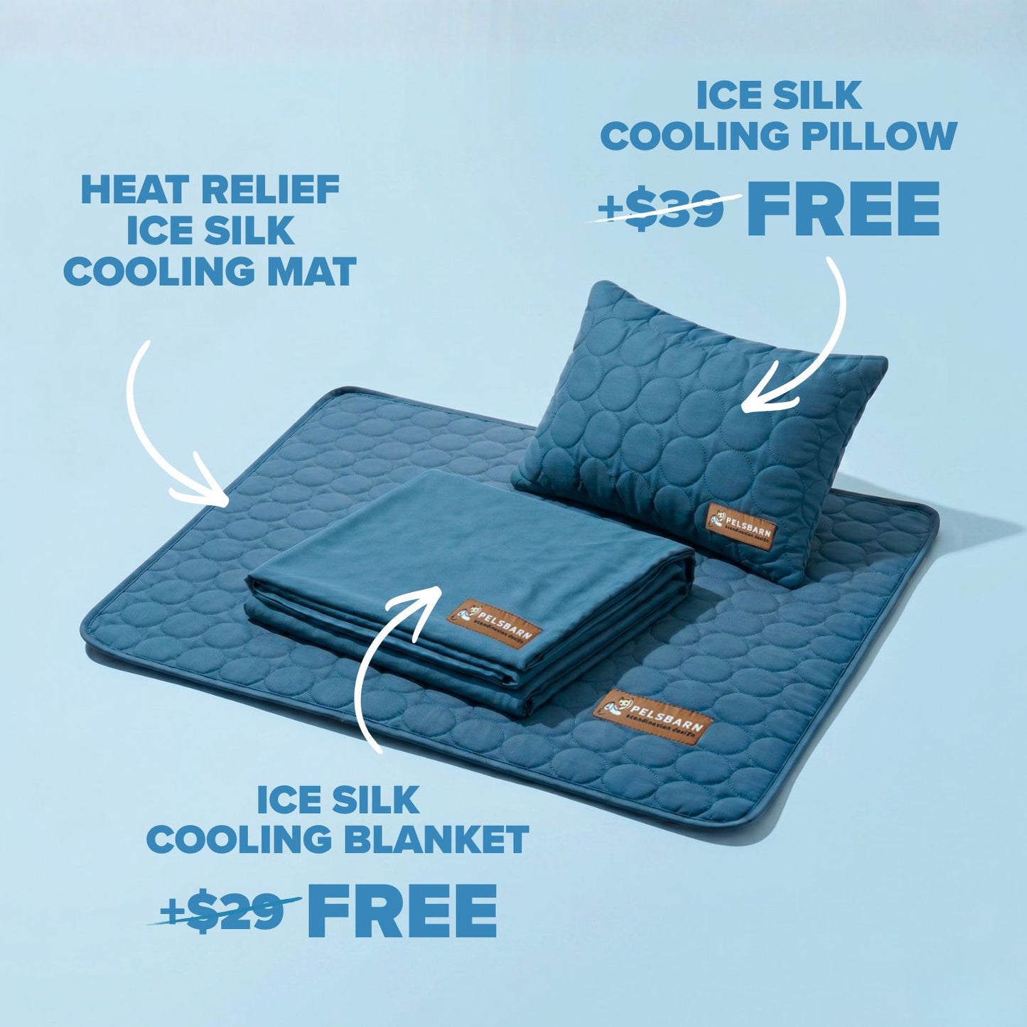Pelsbarn Cooling Mat Bundle