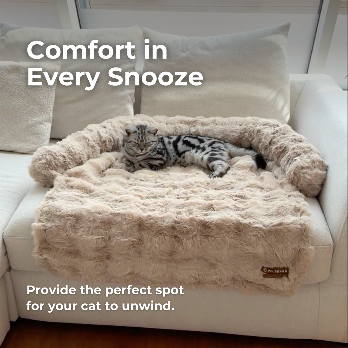 Pelsbarn Luxurious Sofa Bed ( 1+1 ) for Cats