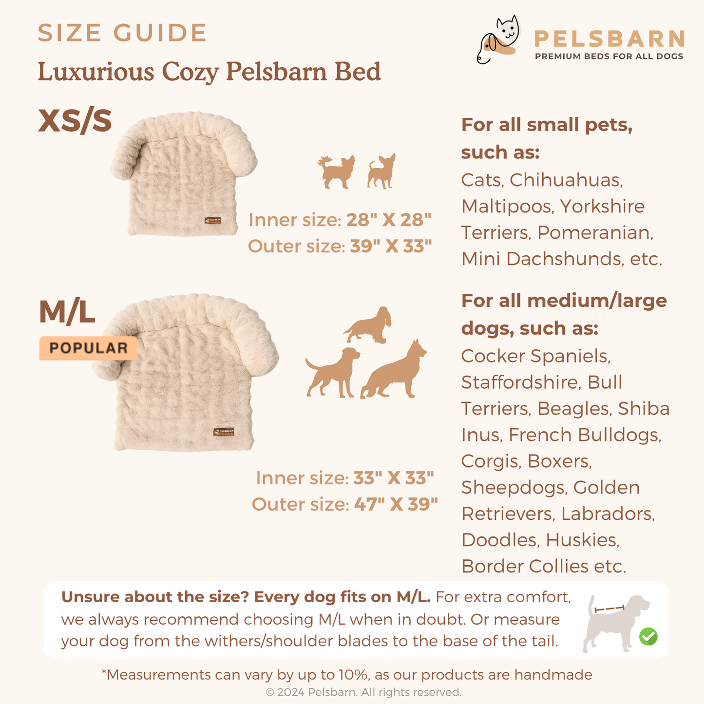 Pelsbarn Luxurious Sofa Bed