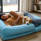 Cama refrescante para perros de tamaño humano