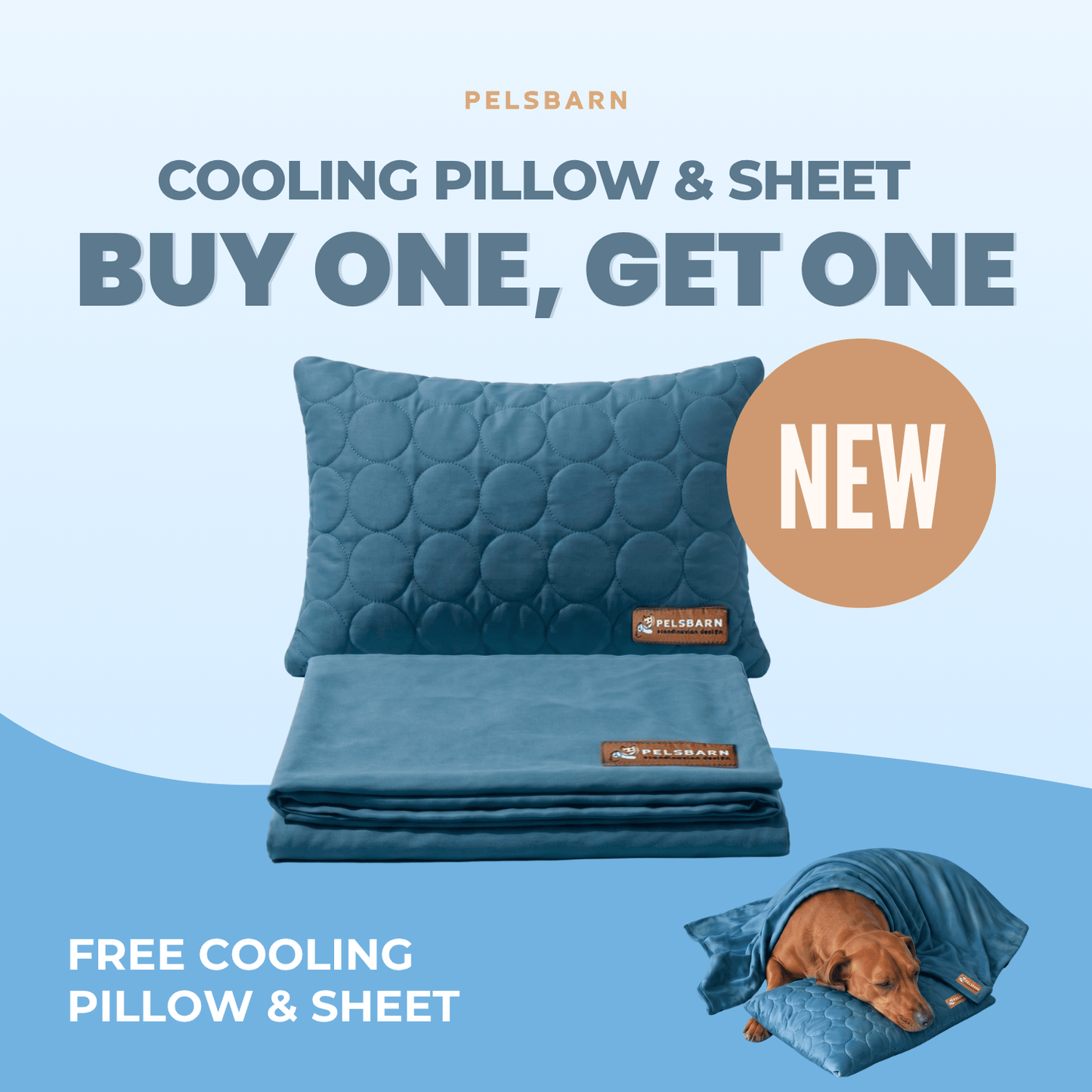 Pelsbarn Cooling Pillow & Sheet