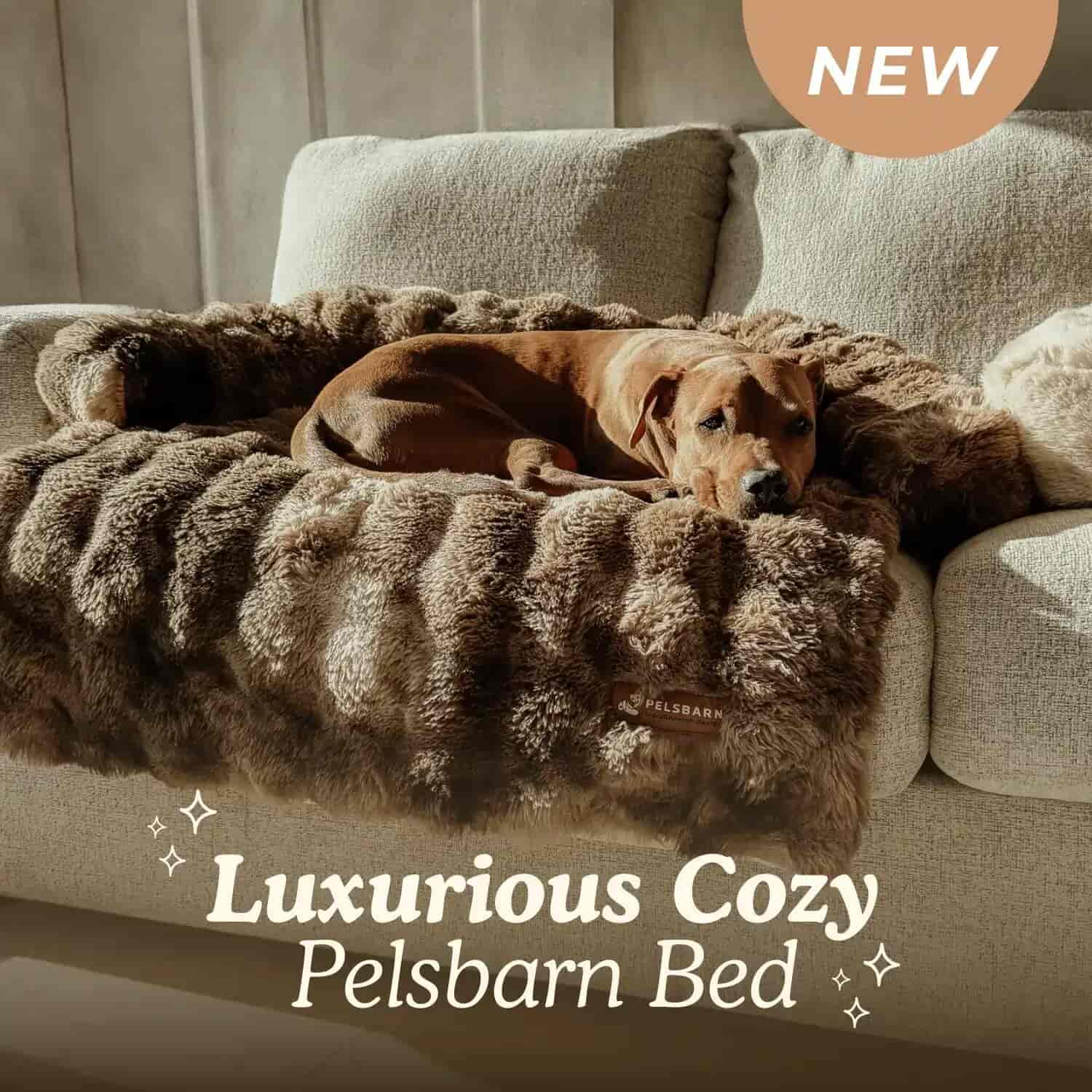 NEW: Luxurious Cozy Pelsbarn Sofa Bed