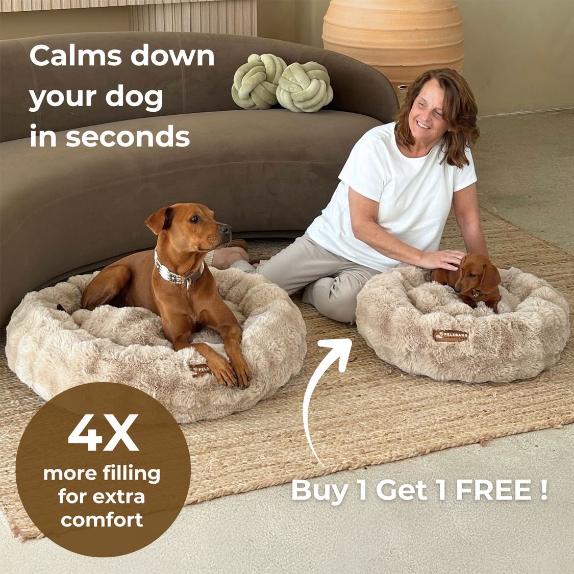 Luxurious Donut Bed 1+1