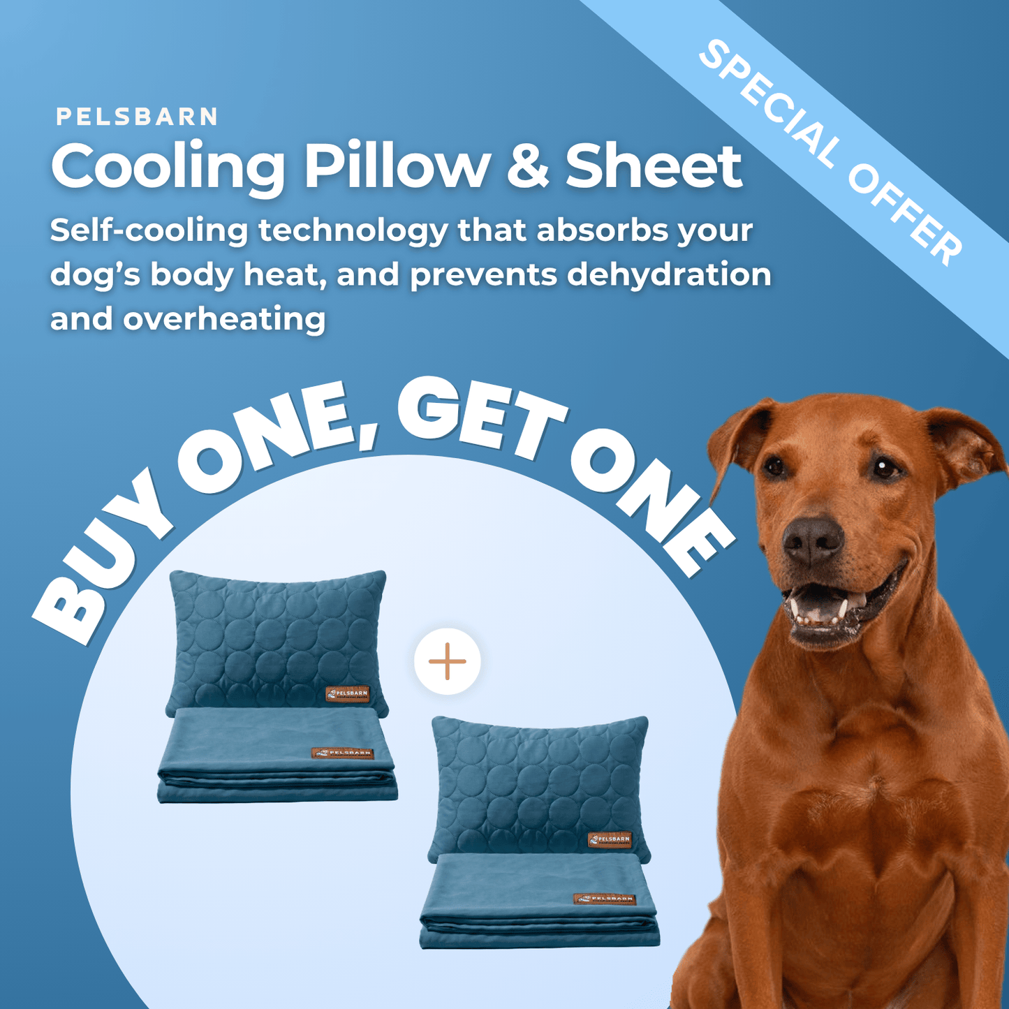 Pelsbarn Cooling Pillow & Sheet