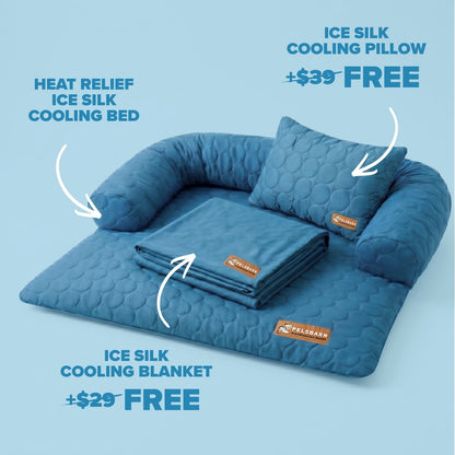 Heatrelief Cooling Dog Bed Complete Bundle