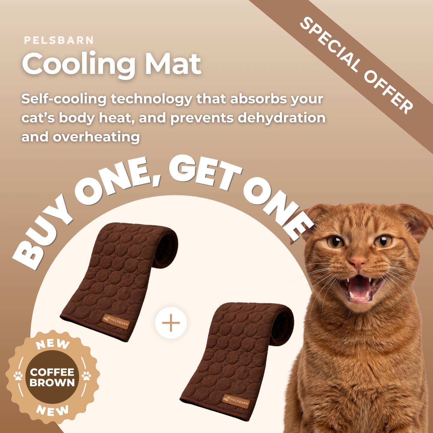 Pelsbarn Cooling Mat for Cats