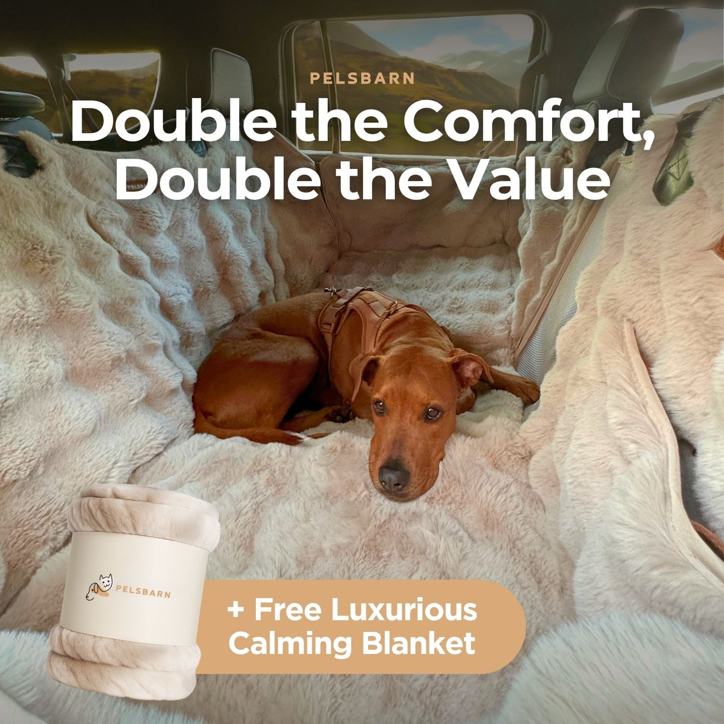 Luxurious Full Backseat + FREE Luxe Calming Blanket