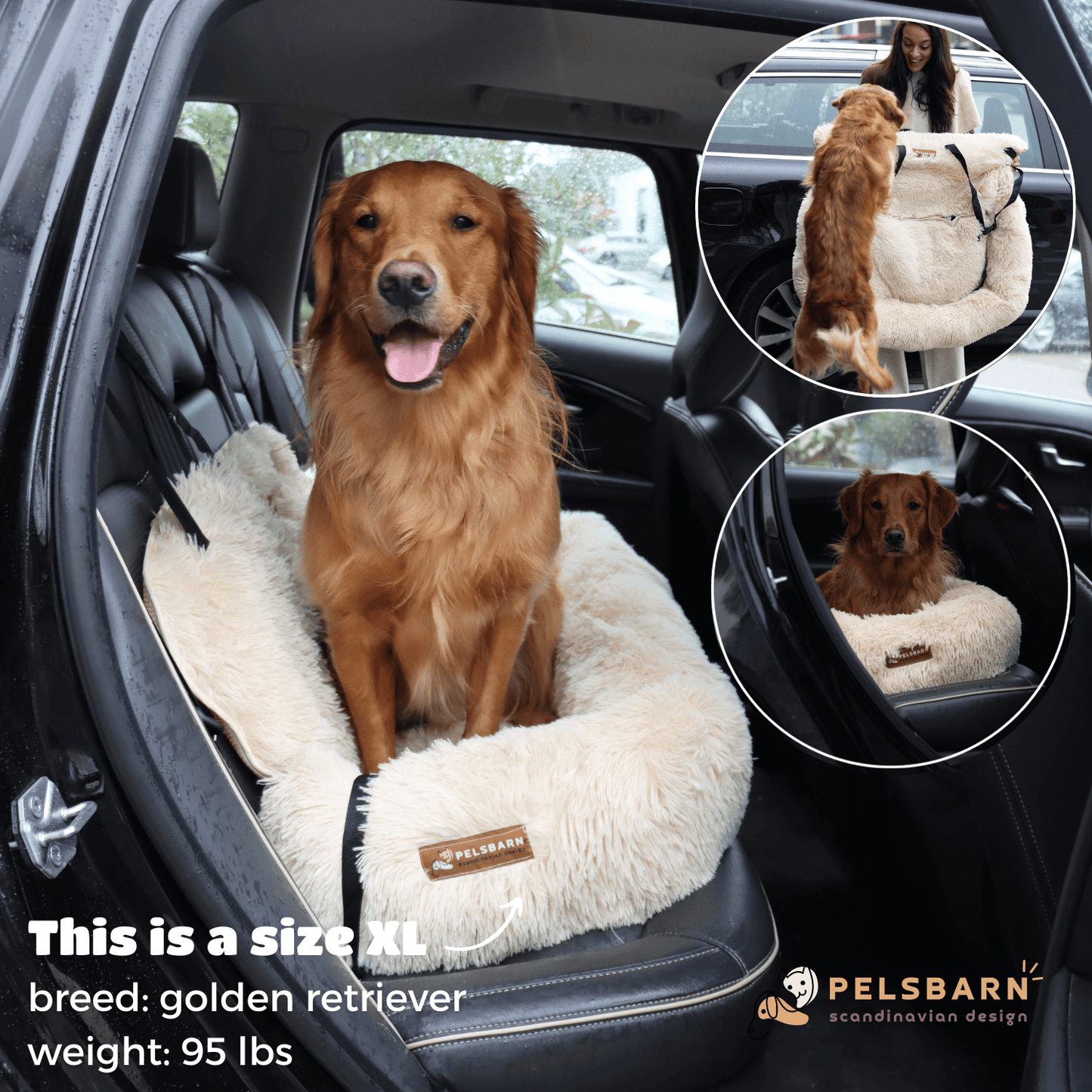 Cama protectora para coche Pelsbarn