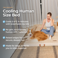 Cama refrescante para perros de tamaño humano