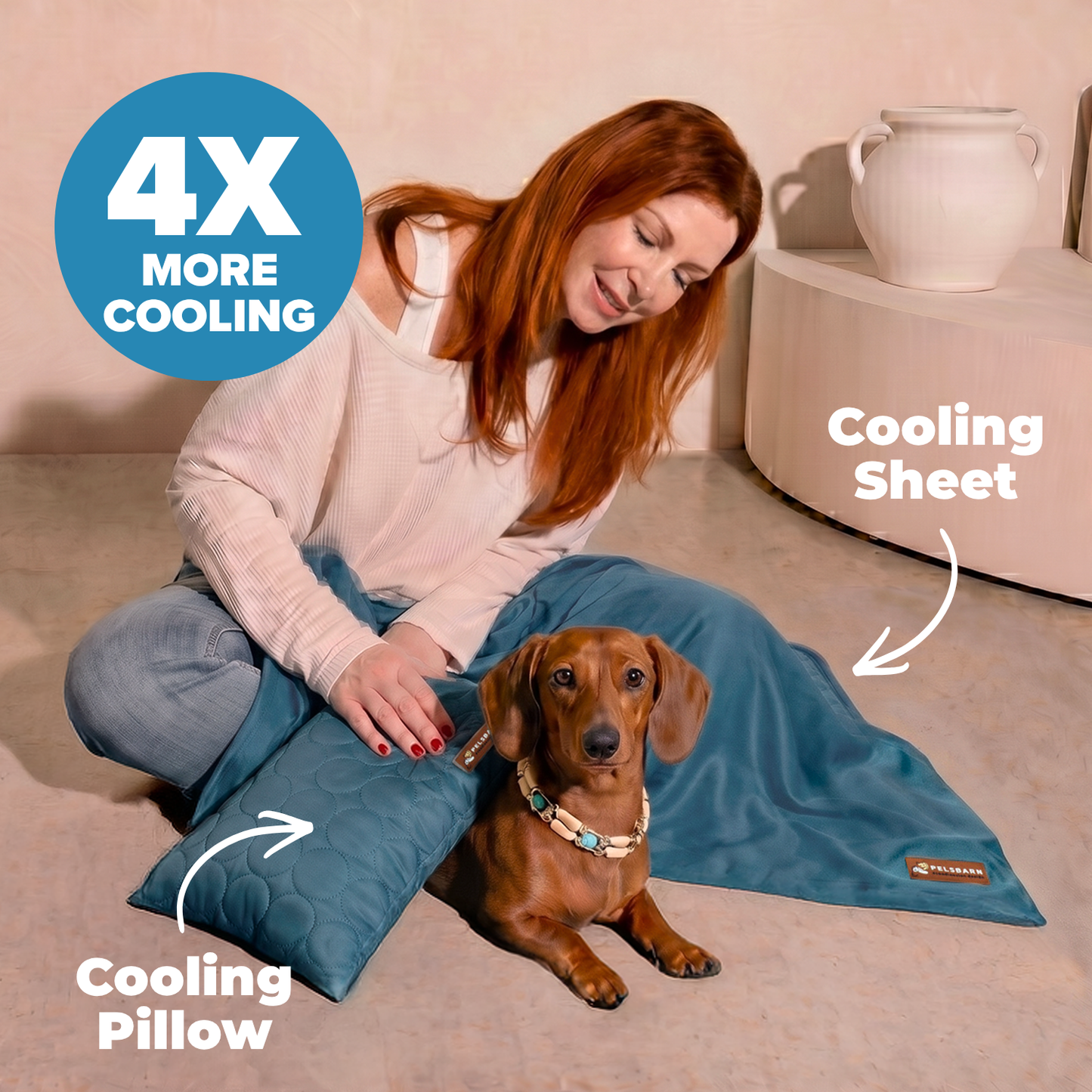 Pelsbarn Cooling Pillow + Sheet Bundle