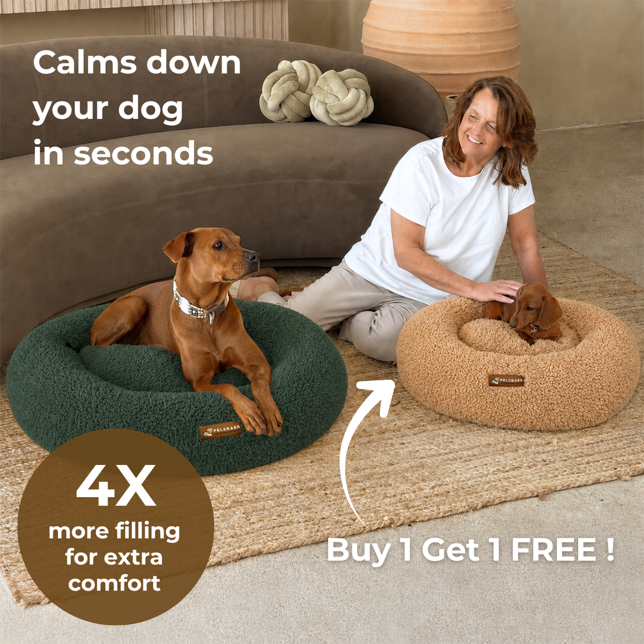 Teddy Donut Bed (1+1 )