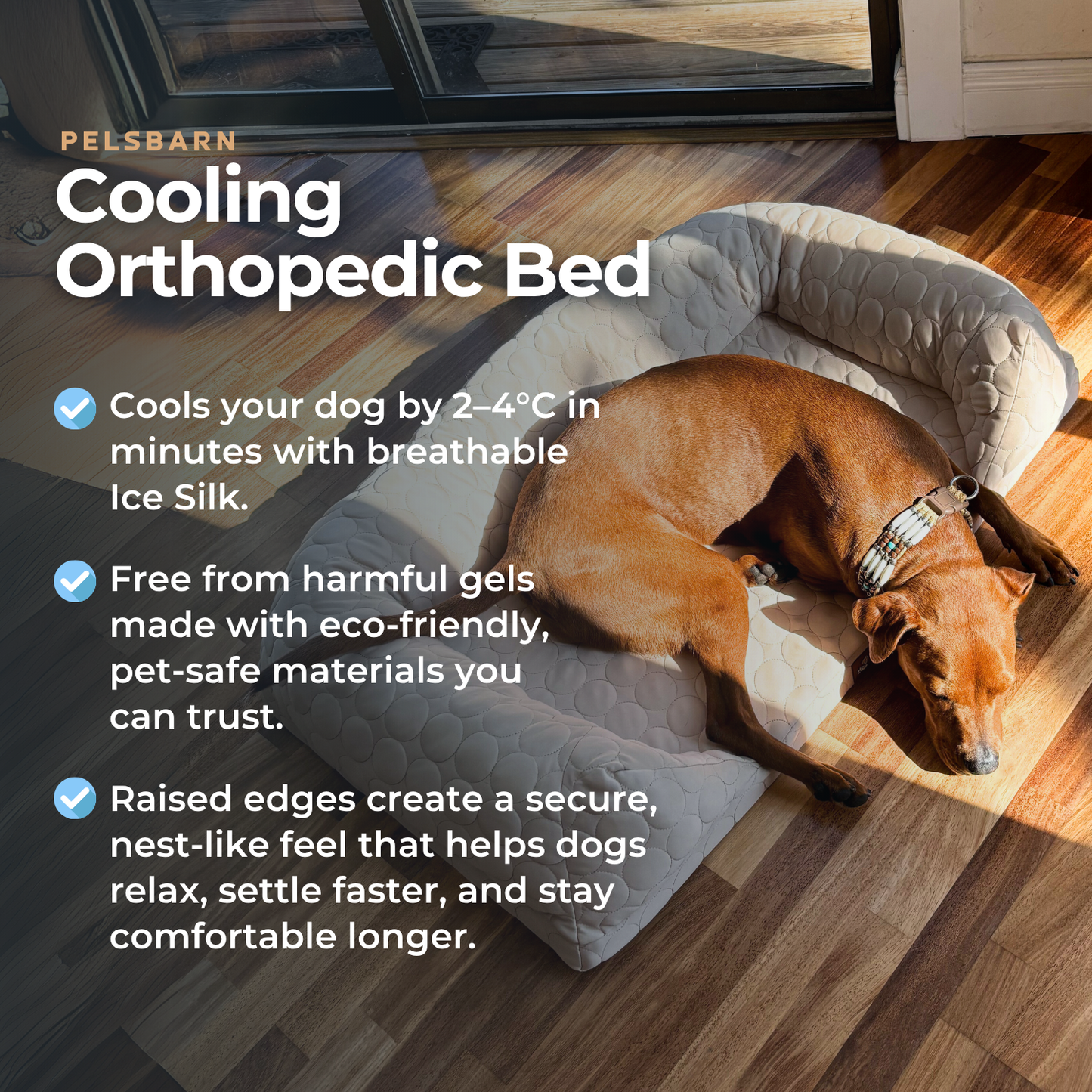 Orthopedic Cooling Dog Bed