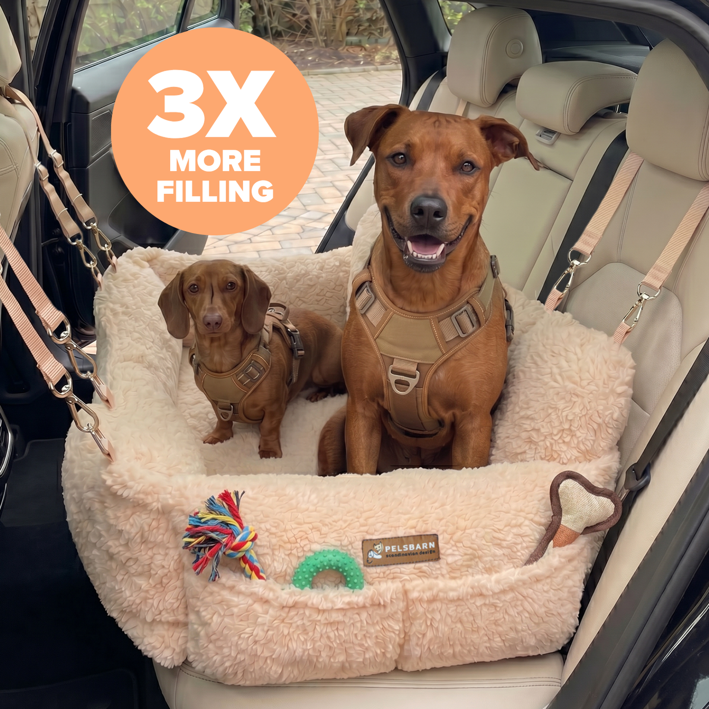 Pelsbarn Cozy Car Seat XL
