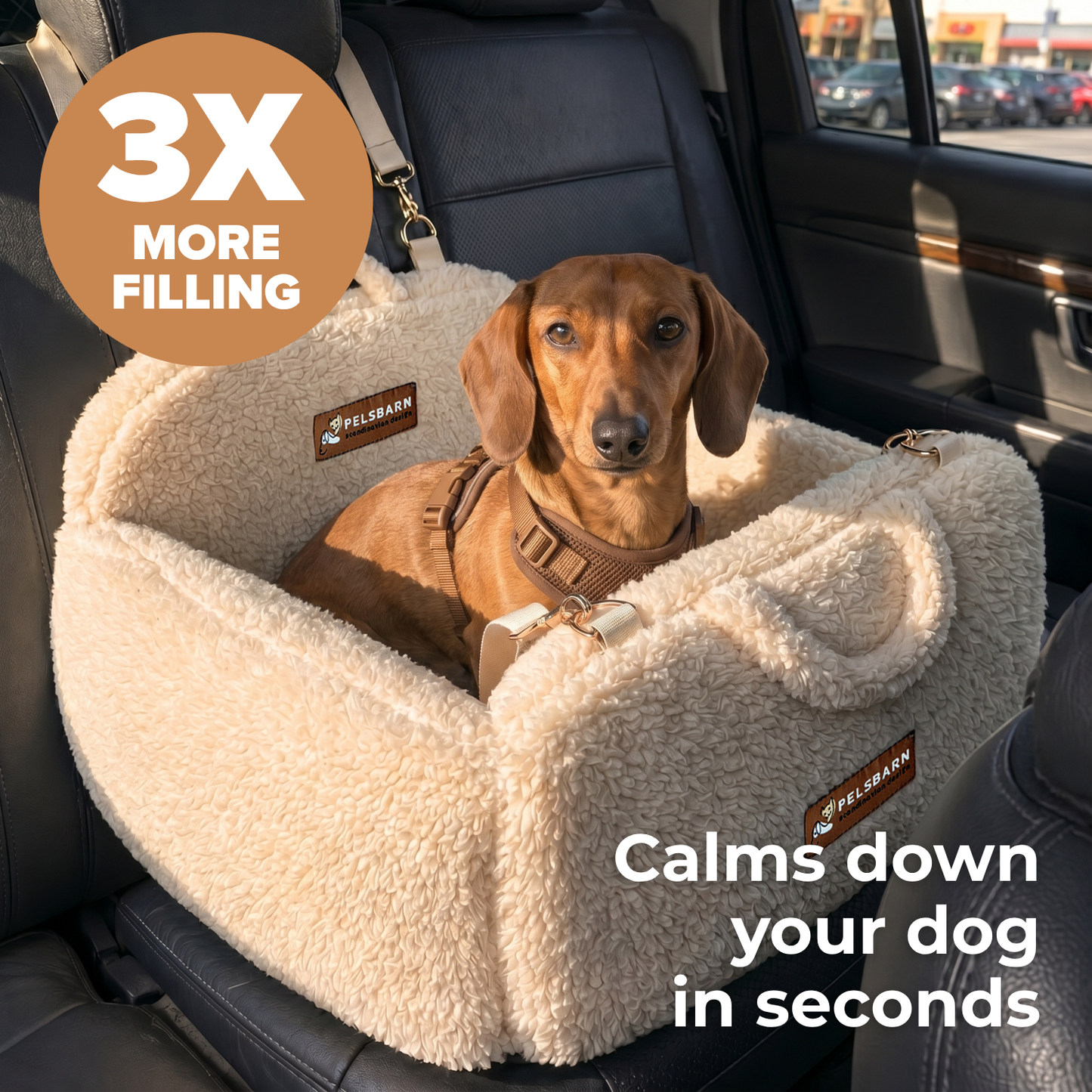 Pelsbarn Teddy Cozy Car Seat