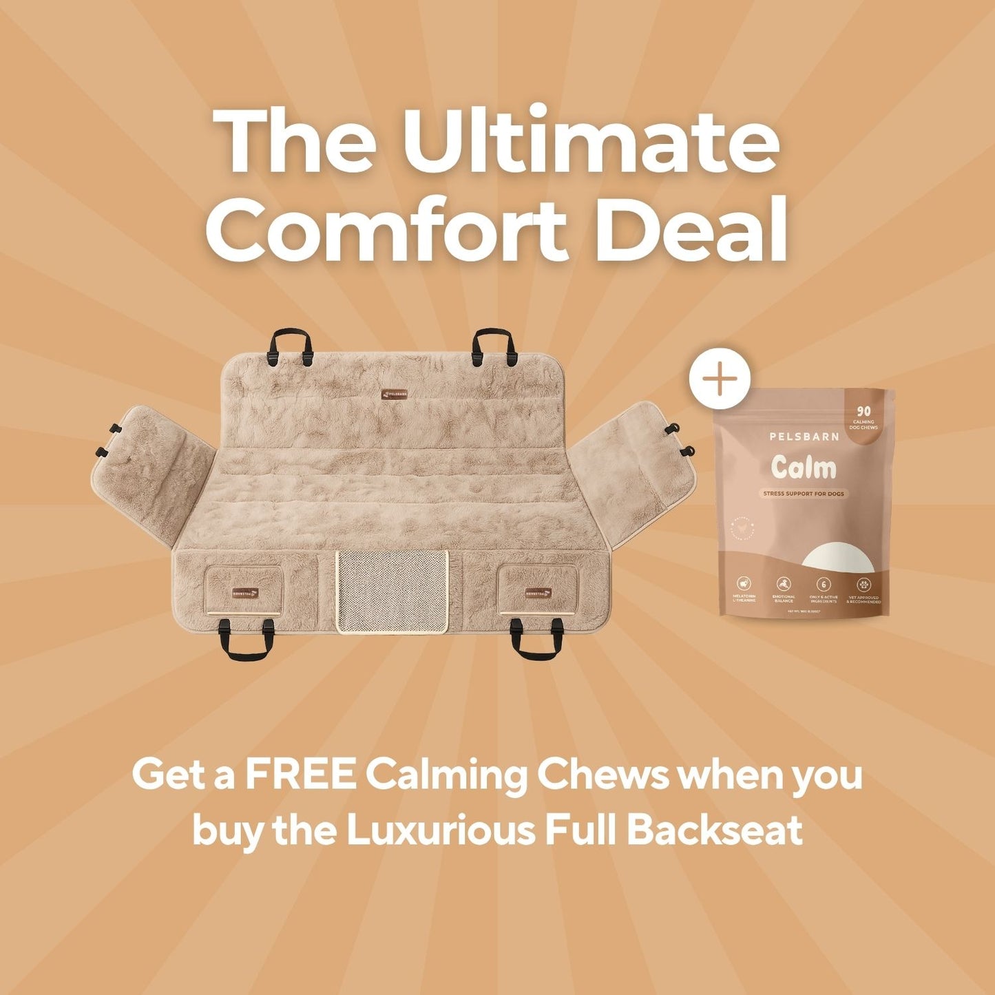 Luxurious Full Backseat + Free Calming Chews