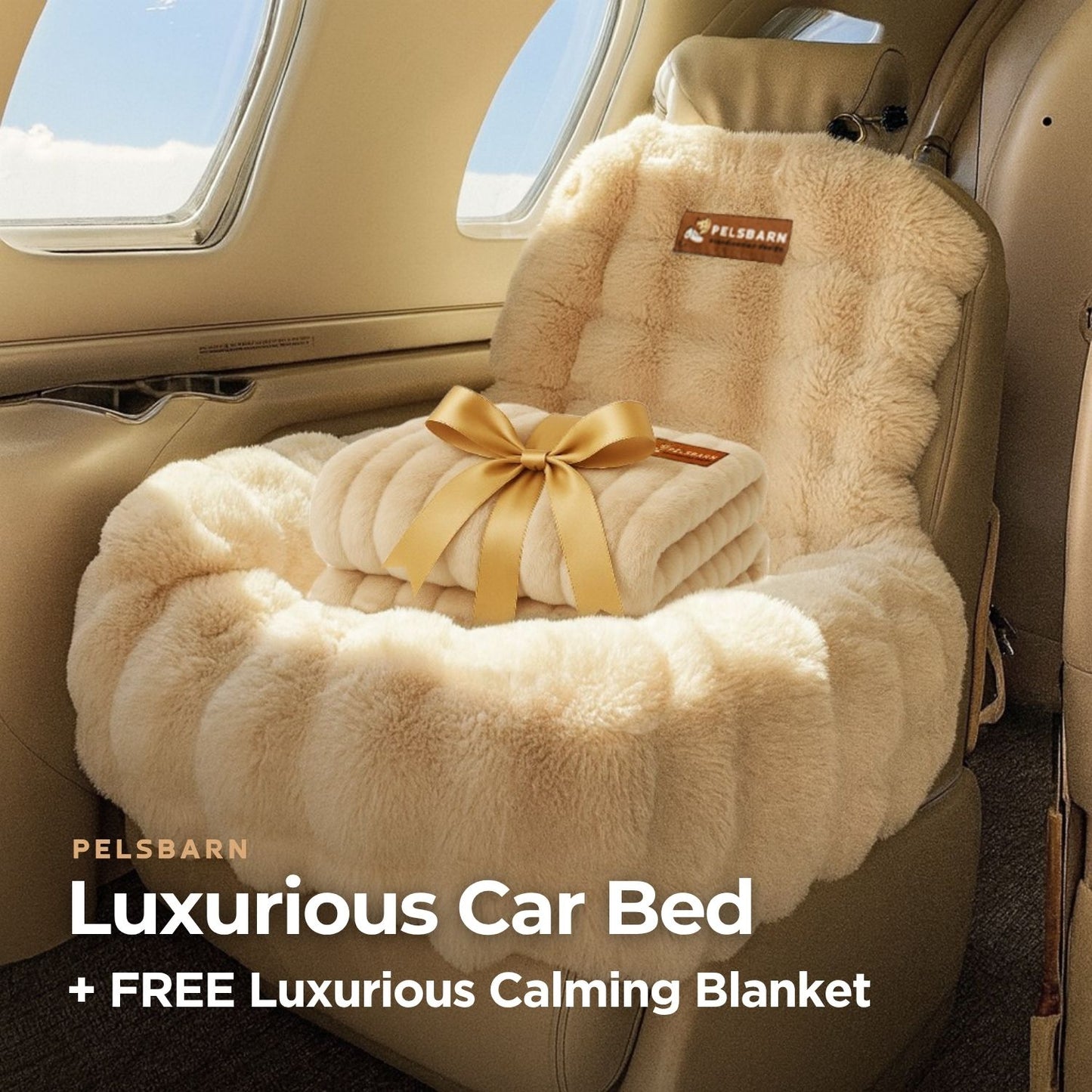 Luxurious Car Bed + Free Luxurious Calming Blanket