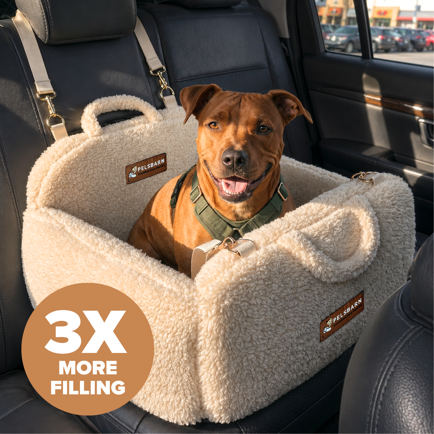Pelsbarn Teddy Cozy Car Seat
