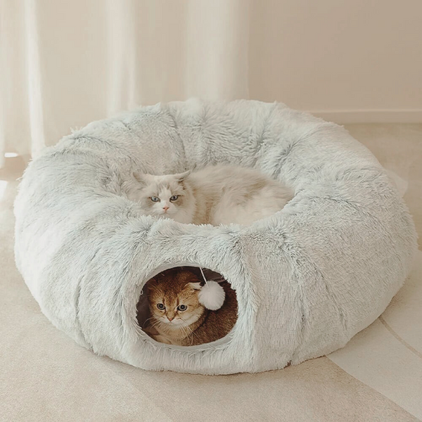 Cat fluffy bed hotsell