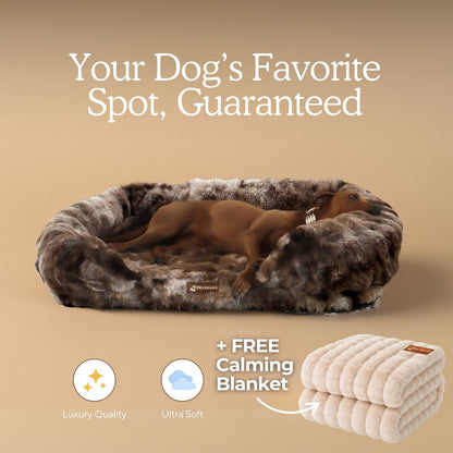 Luxurious Orthopedic Bed + FREE Luxurious Calming Blanket