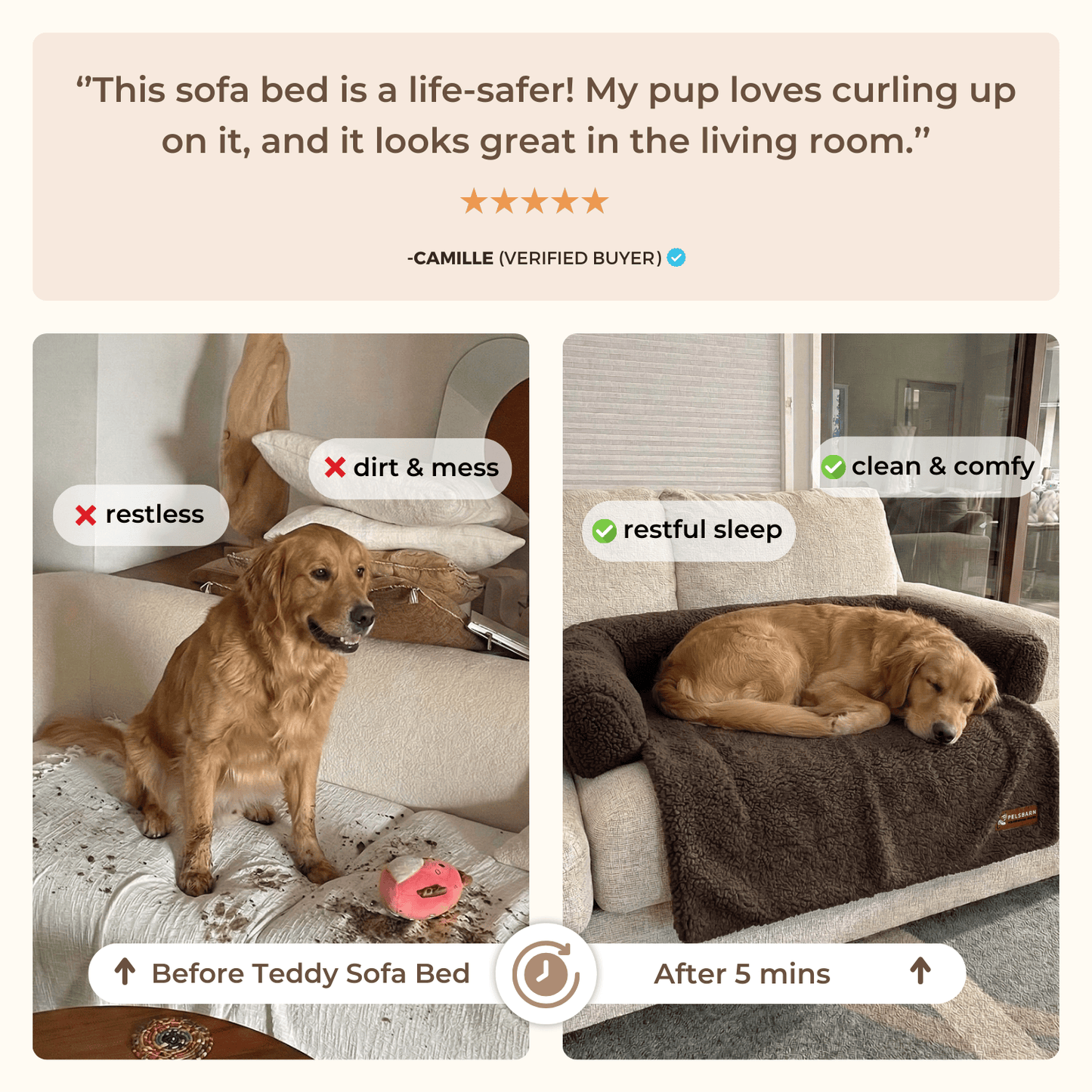 Pelsbarn Teddy Sofa Bed