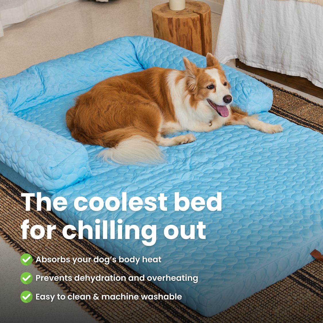 Human Size Cooling Dog Bed