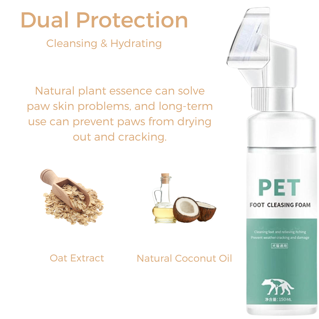 Pet Paw Foam Pet Preventing Dry Pet Paw Cleaning Foam with Silicone Brush  Cleaning Foam Pet Care Pet Accessories - China Cleaning Wipes and Pet Wipes  price
