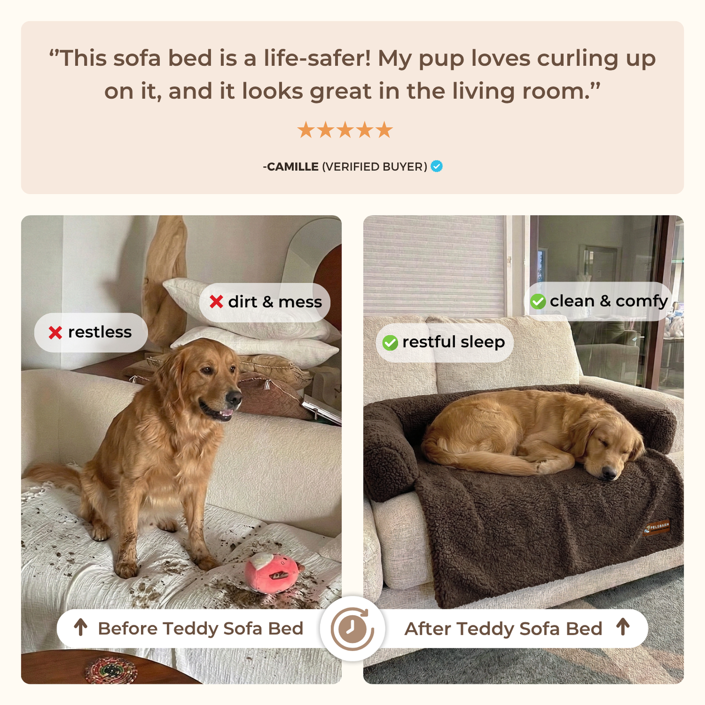 Pelsbarn Teddy Sofa Bed