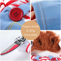 Woof-o-Ween: Chucky Pup-Style Costume