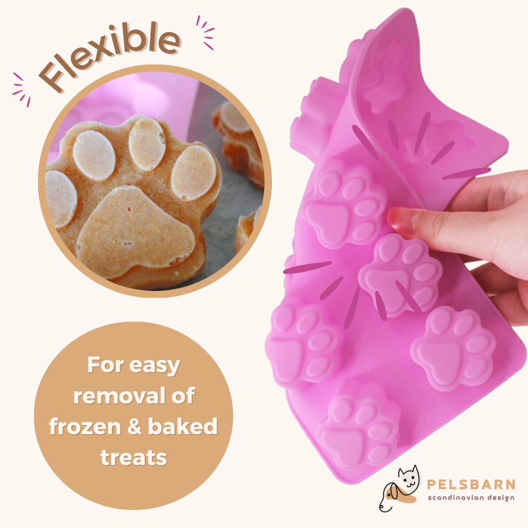 Pawprint Silicone Mold & Recipes
